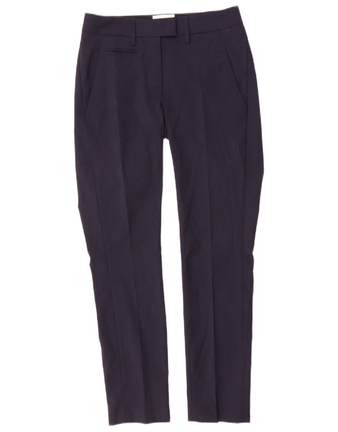 Dondup Dame Slim Suit Bukser W25 L27 Marineblå Polyester