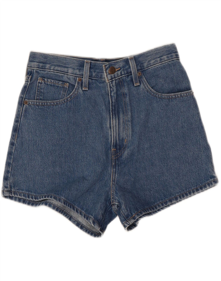 Levi's Dame Mom Højtaljede denimshorts W28 Mellemblå Bomuld