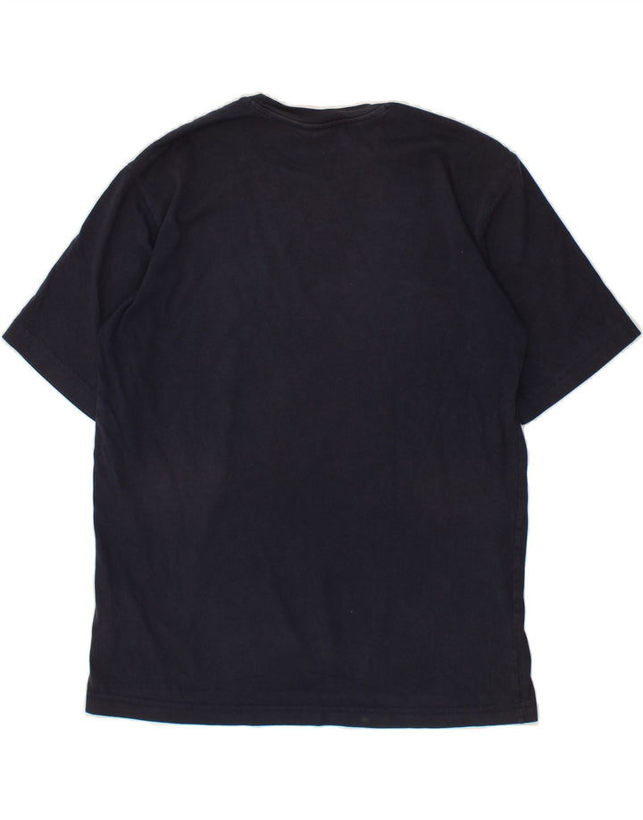 CHAMPION Mens Graphic T-Shirt Top Small Navy Blue Cotton Vintage Champion and Second-Hand Champion from Messina Hembry 