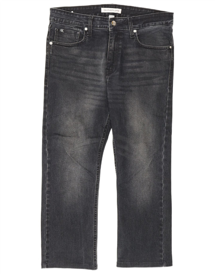 Calvin Klein Straight Jeans til mænd W32 L26 Marineblå