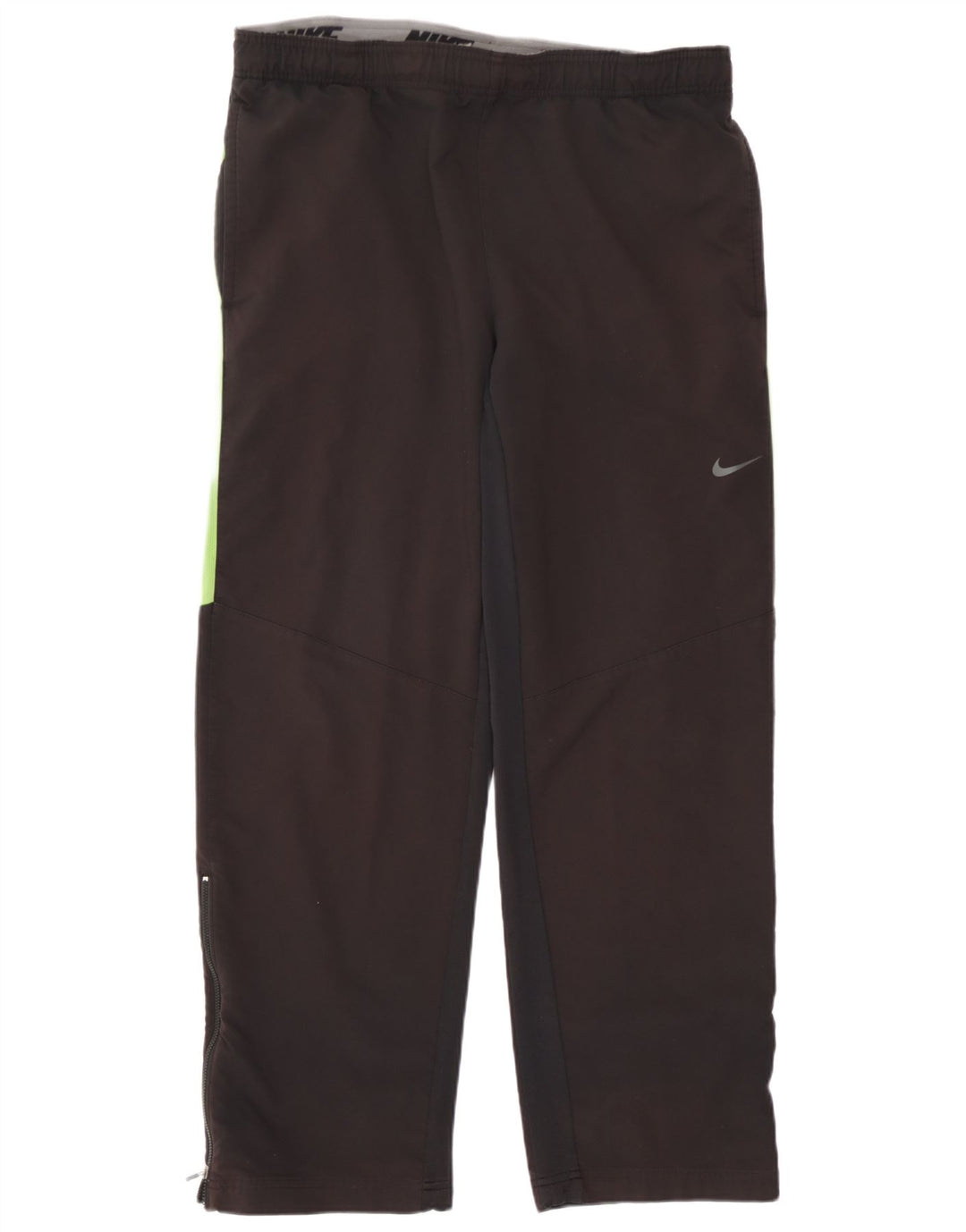 Nike Herre Dri Fit træningsdragt Bukser Large Black Colourblock Polyester
