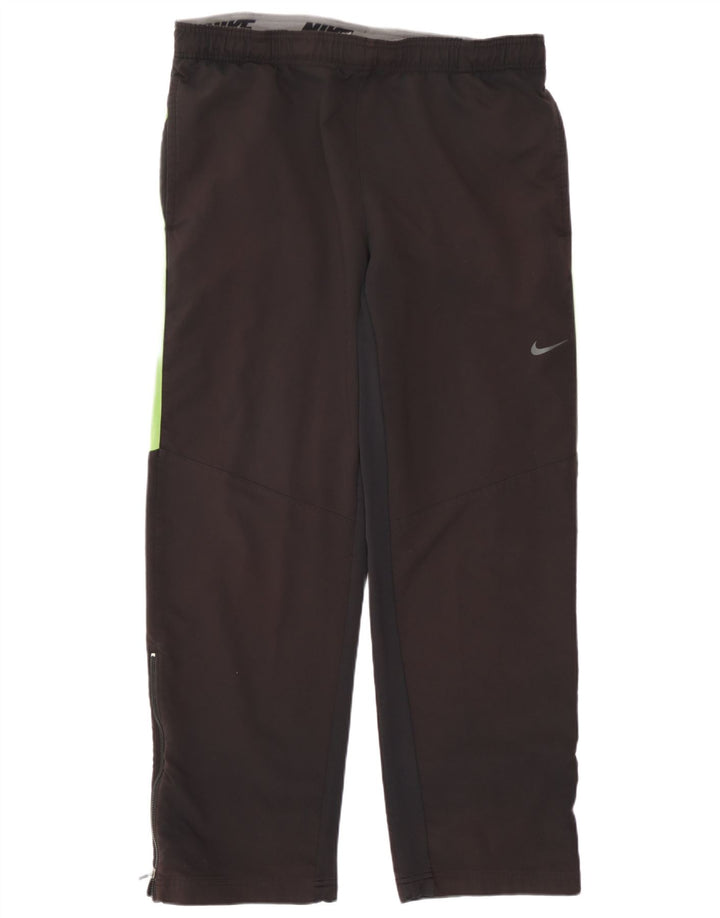 Nike Herre Dri Fit træningsdragt Bukser Large Black Colourblock Polyester