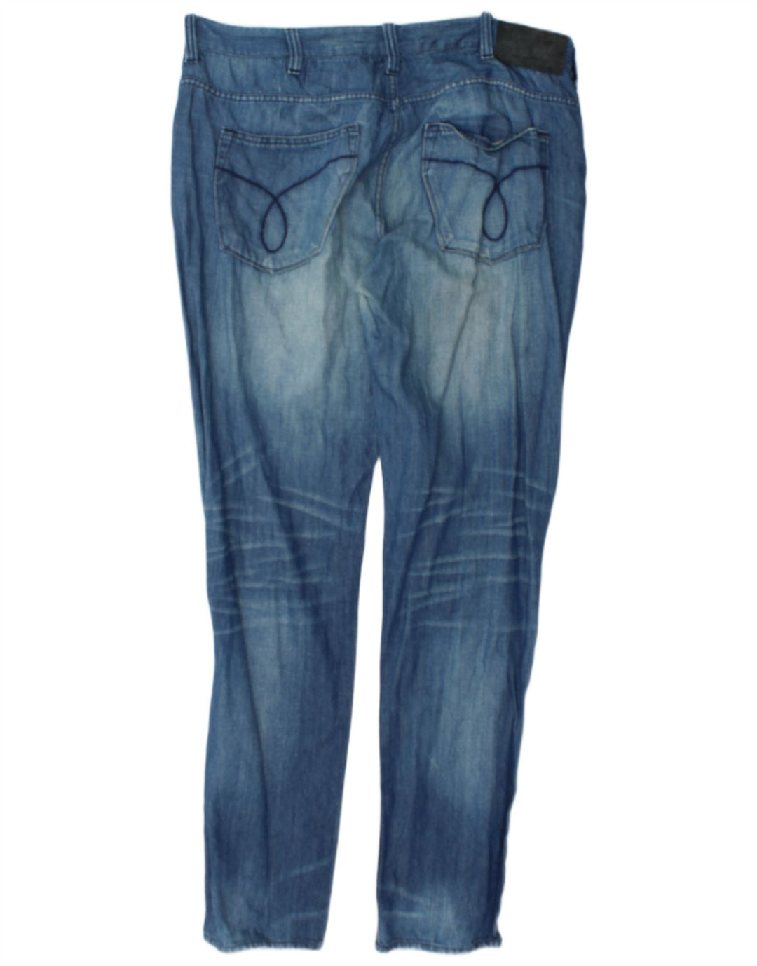 Calvin Klein Herre Regular Slim Jeans W38 L34 Blå