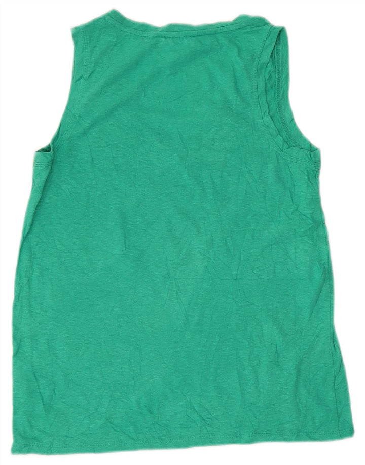 J. Crew Damevest Top UK 2 2XS Grøn Bomuld