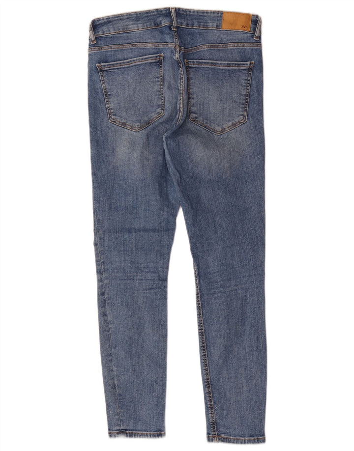 Zara Dame Skinny Jeans EU 40 Medium W30 L27 Blå