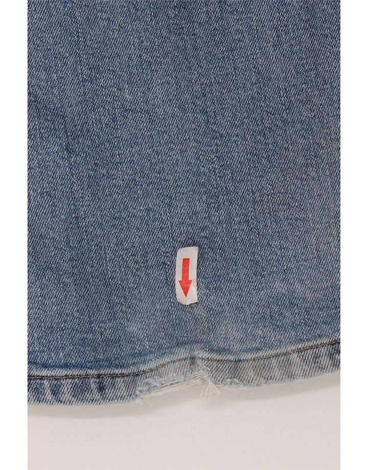 Wrangler Straight Jeans til mænd W34 L30 blå bomuld