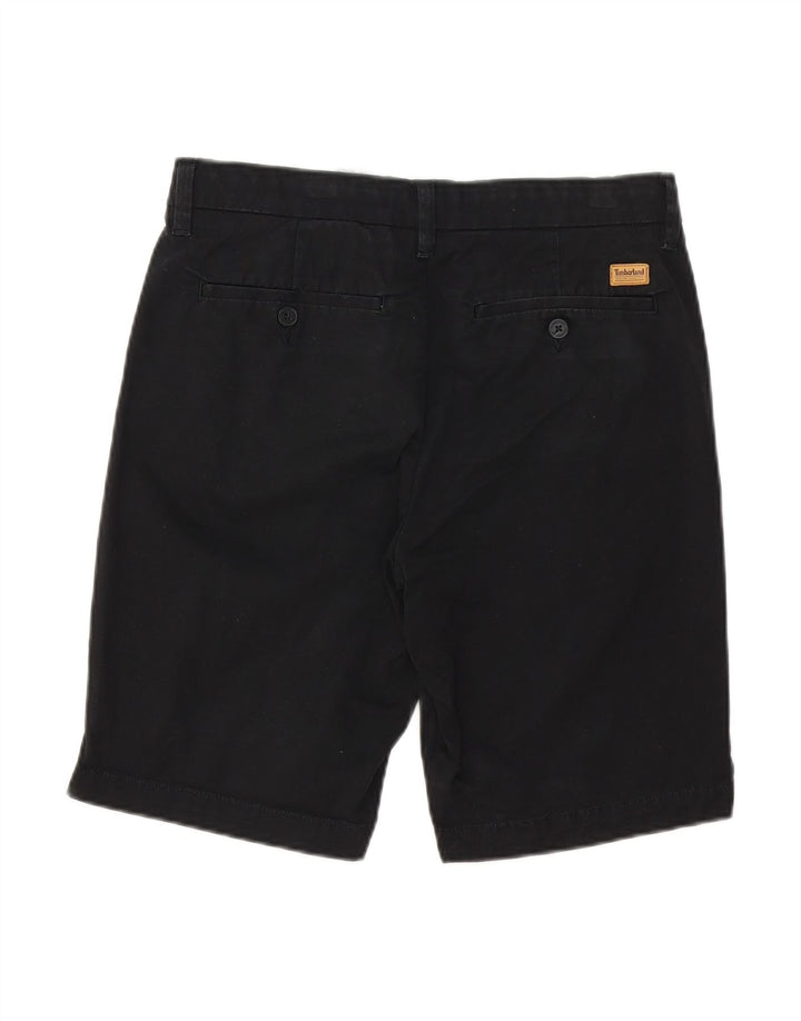 TIMBERLAND Mens Chino Shorts W30 Medium Navy Blue Cotton