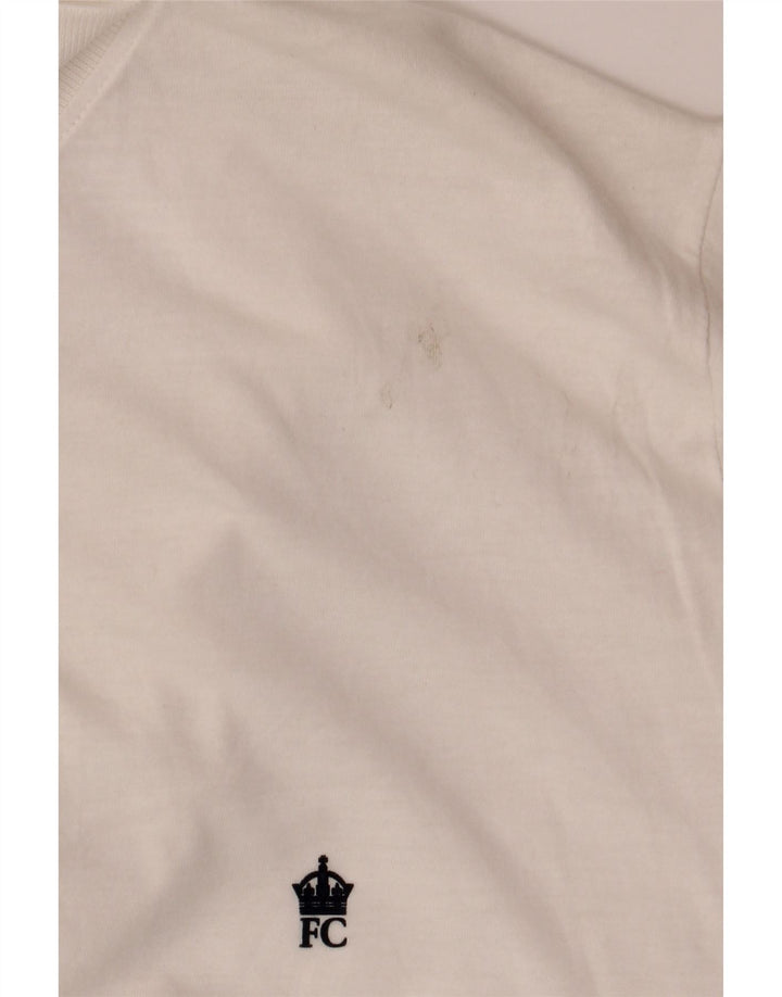 French Connection Herre poloshirt Large Off White Bomuld
