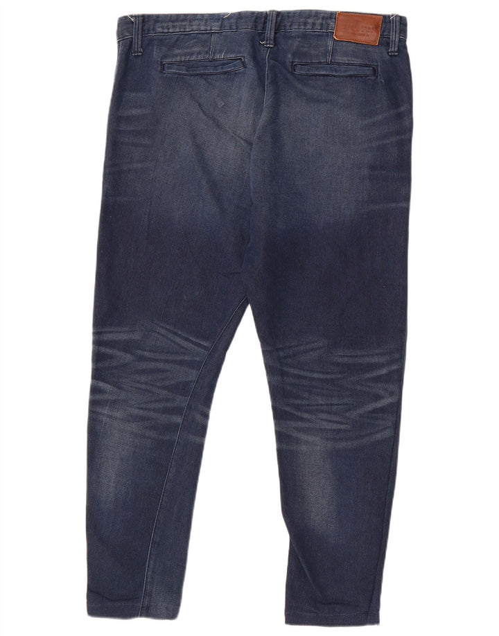 ESPRIT Mens Tapered Jeans W34 L27 Blue Cotton
