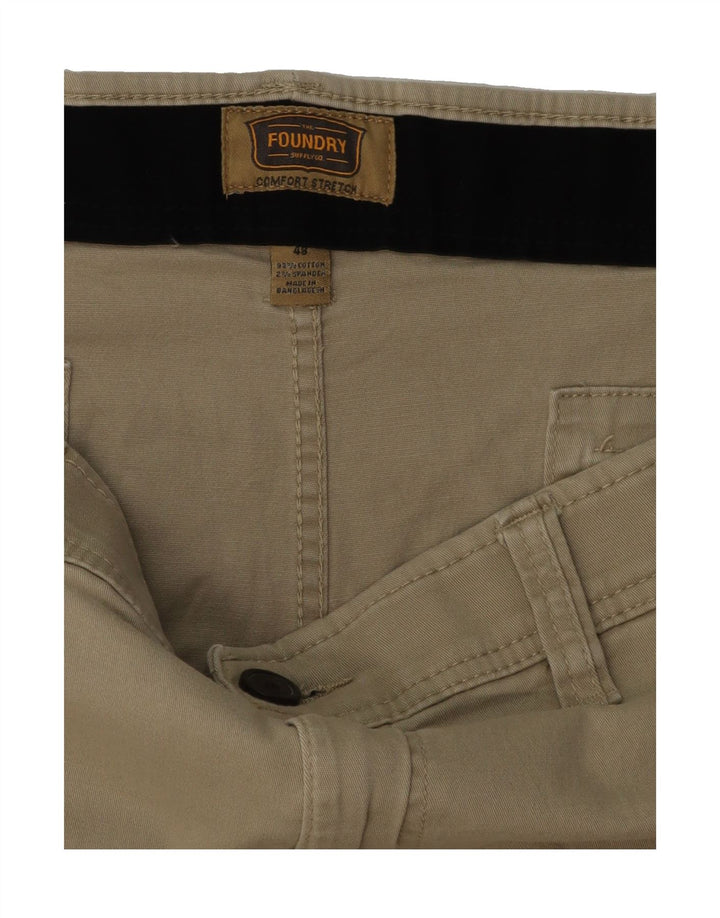FOUNDRY Mens Cargo Shorts W48 4XL Beige Cotton Vintage Foundry and Second-Hand Foundry from Messina Hembry 