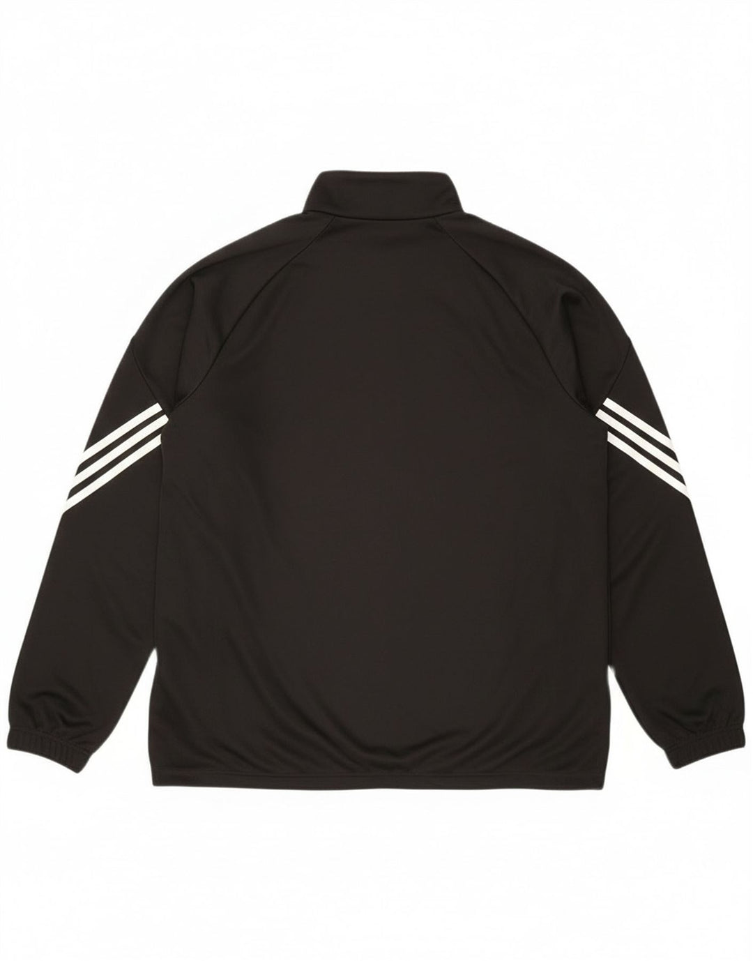Adidas Herre Climalite Pullover med lynlås-hals Træningsdragt Top XL Sort Polyester