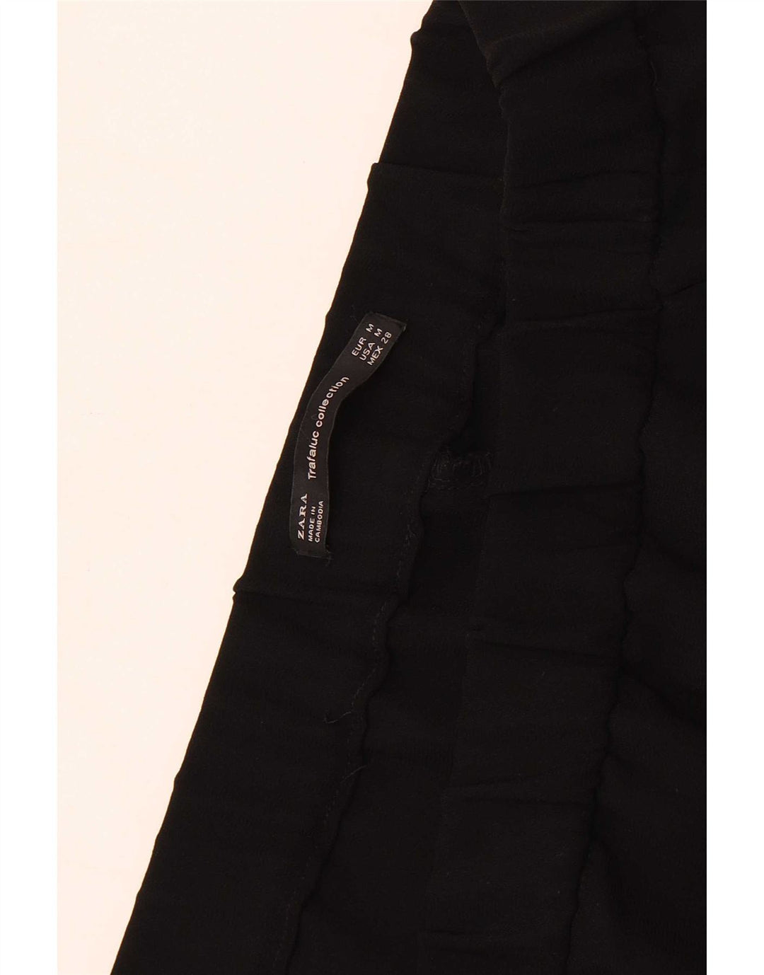 Zara Dame Trafaluc Capri Bukser Medium W28 L19 Sort