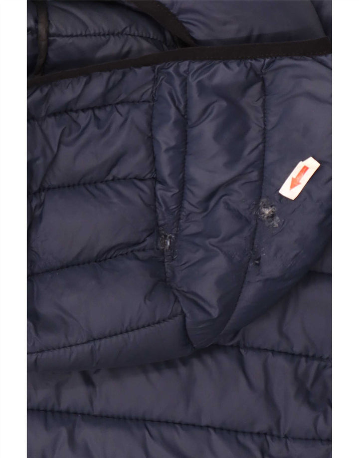 Sergio Tacchini Herre hættepolstret jakke UK 42 XL Navy Blue