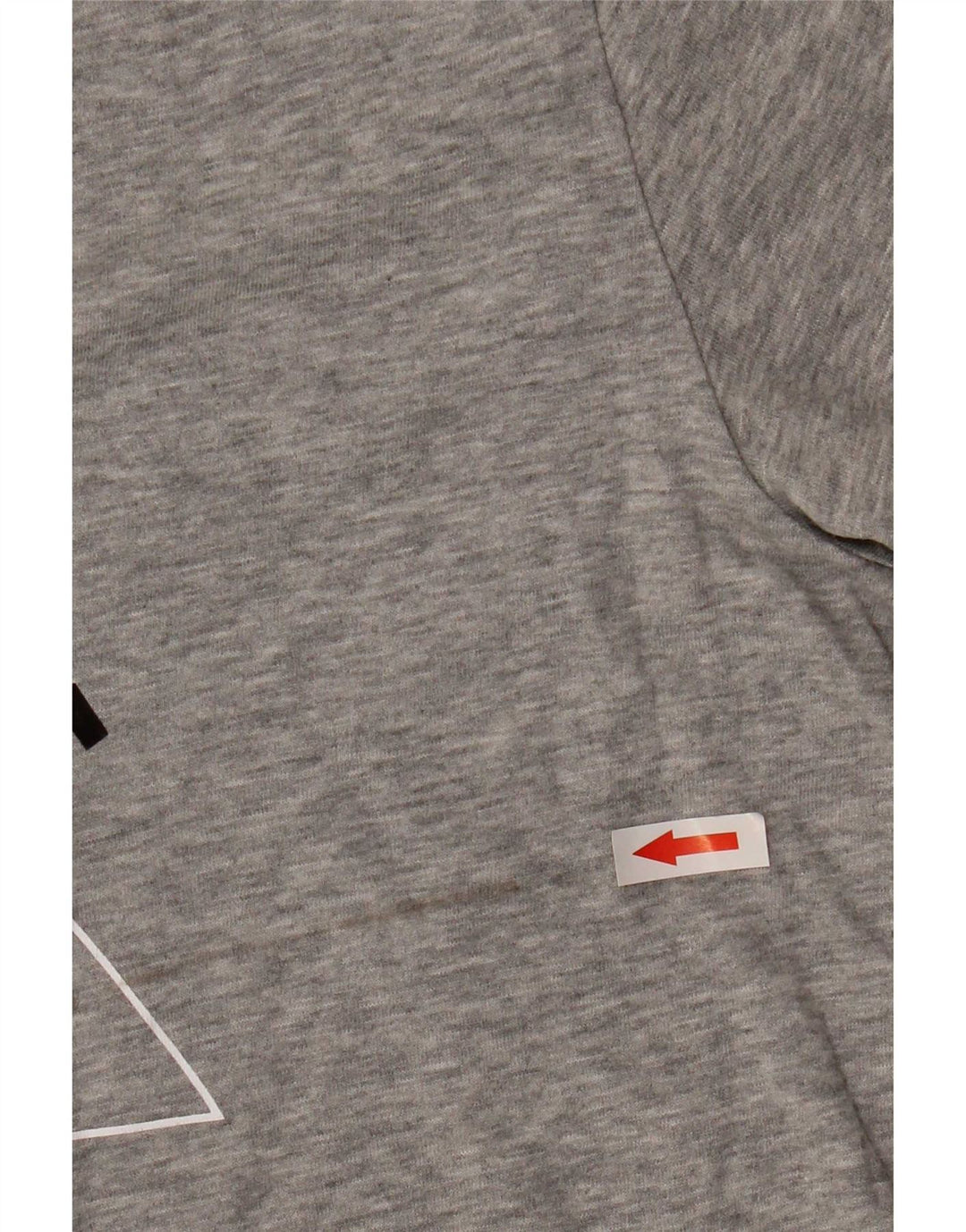Nike grafisk T-shirt top til mænd, stor grå bomuld