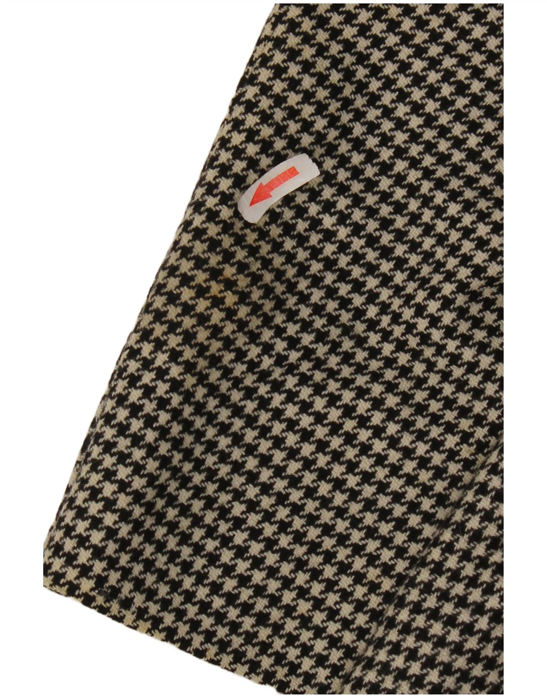 Marks & Spencer Herre lang blazerjakke UK 40 Medium Black Houndstooth