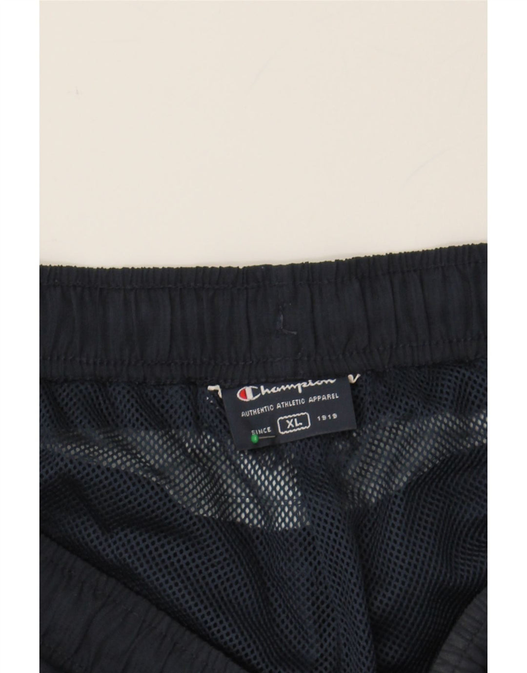 CHAMPION Mens Tracksuit Trousers XL  Navy Blue Colourblock Vintage Champion and Second-Hand Champion from Messina Hembry 