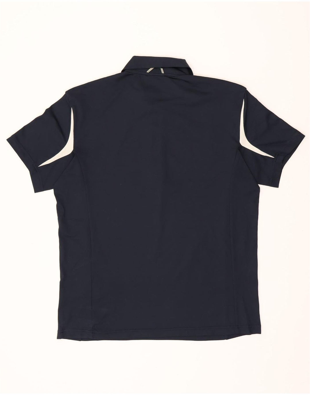 CHERVO Poloshirt til mænd IT 54 XL Marineblå Colourblock Nylon
