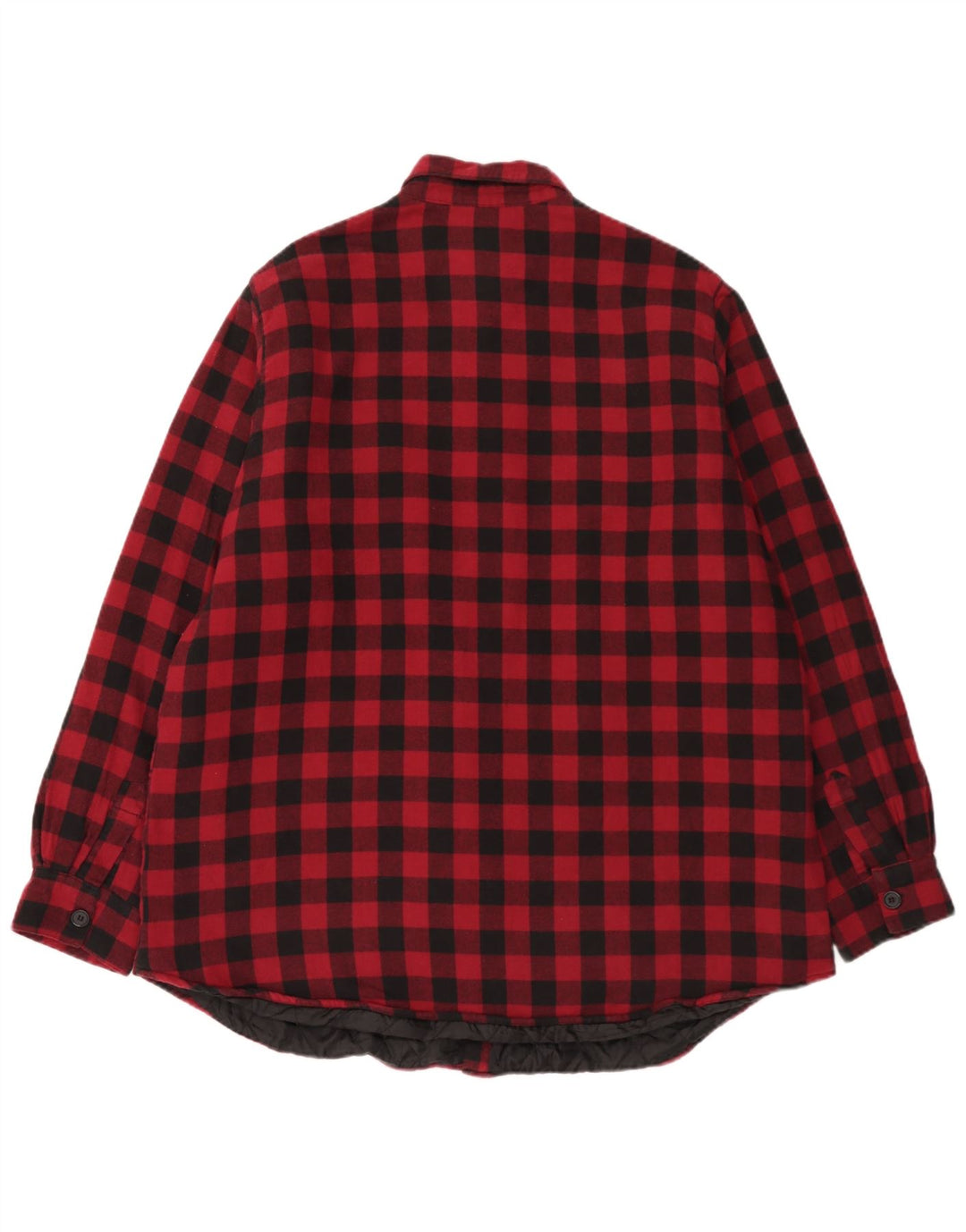 EMP Herre Lumberjack Flanel Shirt 2XL Rød Gingham Bomuld
