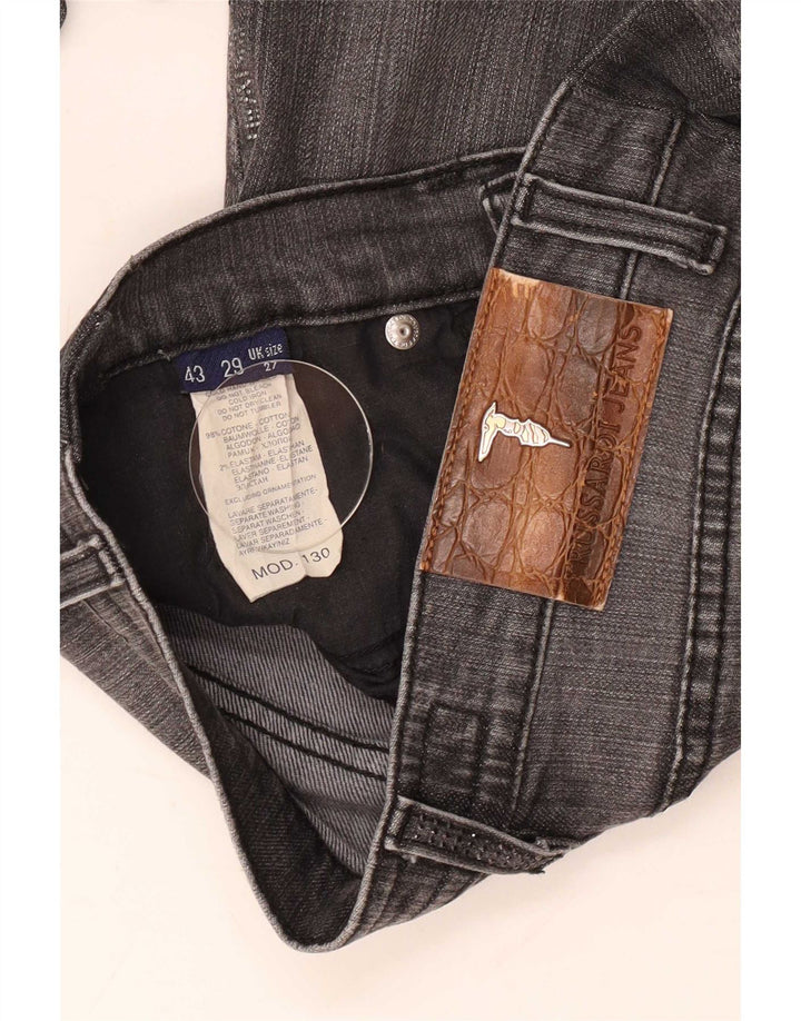 Trussardi Lige Jeans til kvinder W27 L28 Grå Bomuld