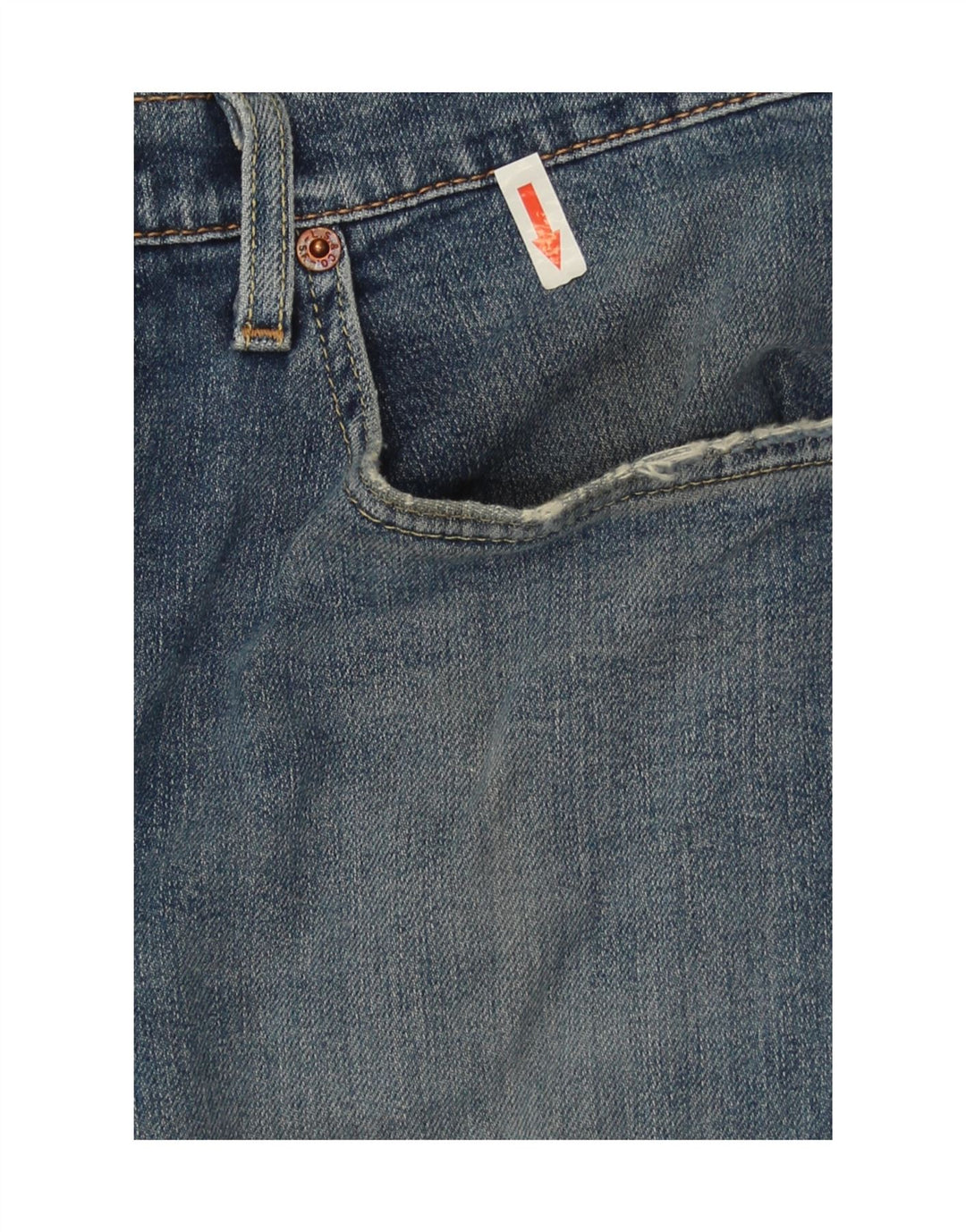 Levi's Herre 502 tilspidsede jeans W34 L32 blå bomuld