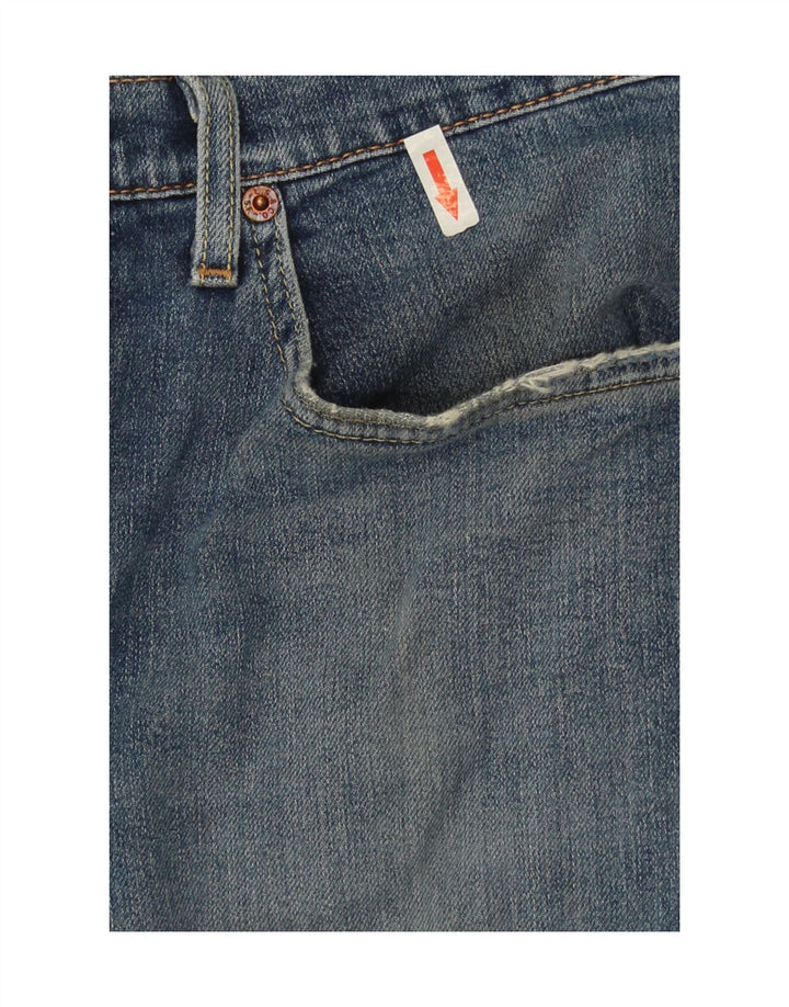 Levi's Herre 502 tilspidsede jeans W34 L32 blå bomuld