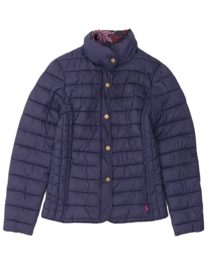 Joules polstret jakke til kvinder UK 6 XS marineblå polyester