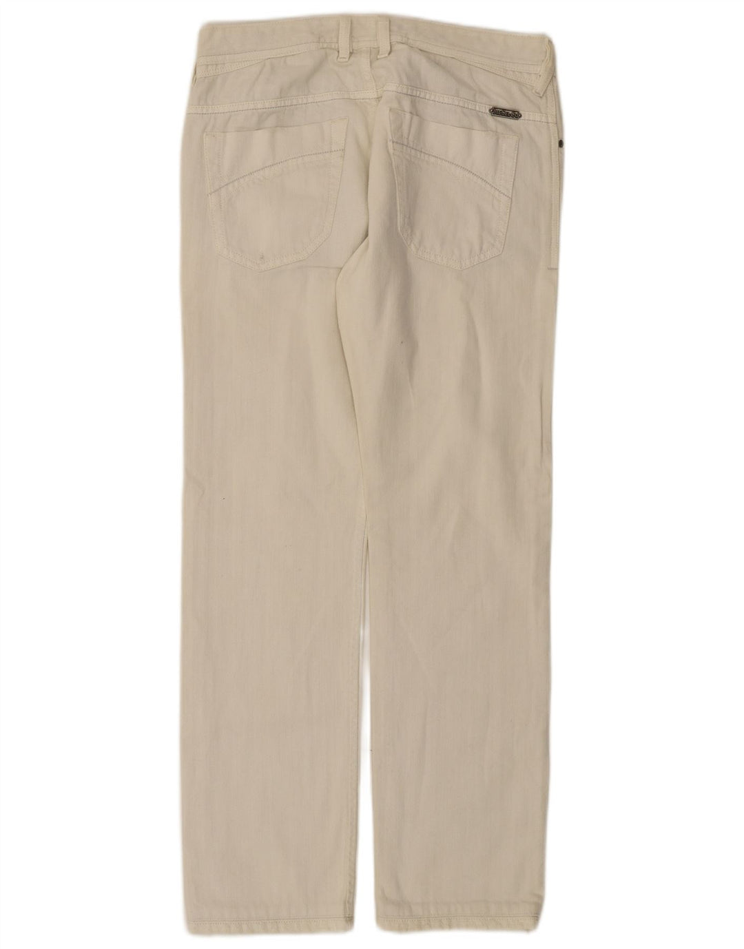 Diesel Dame Iakop Regular Slim Tapered Jeans W31 L29 Hvid Bomuld