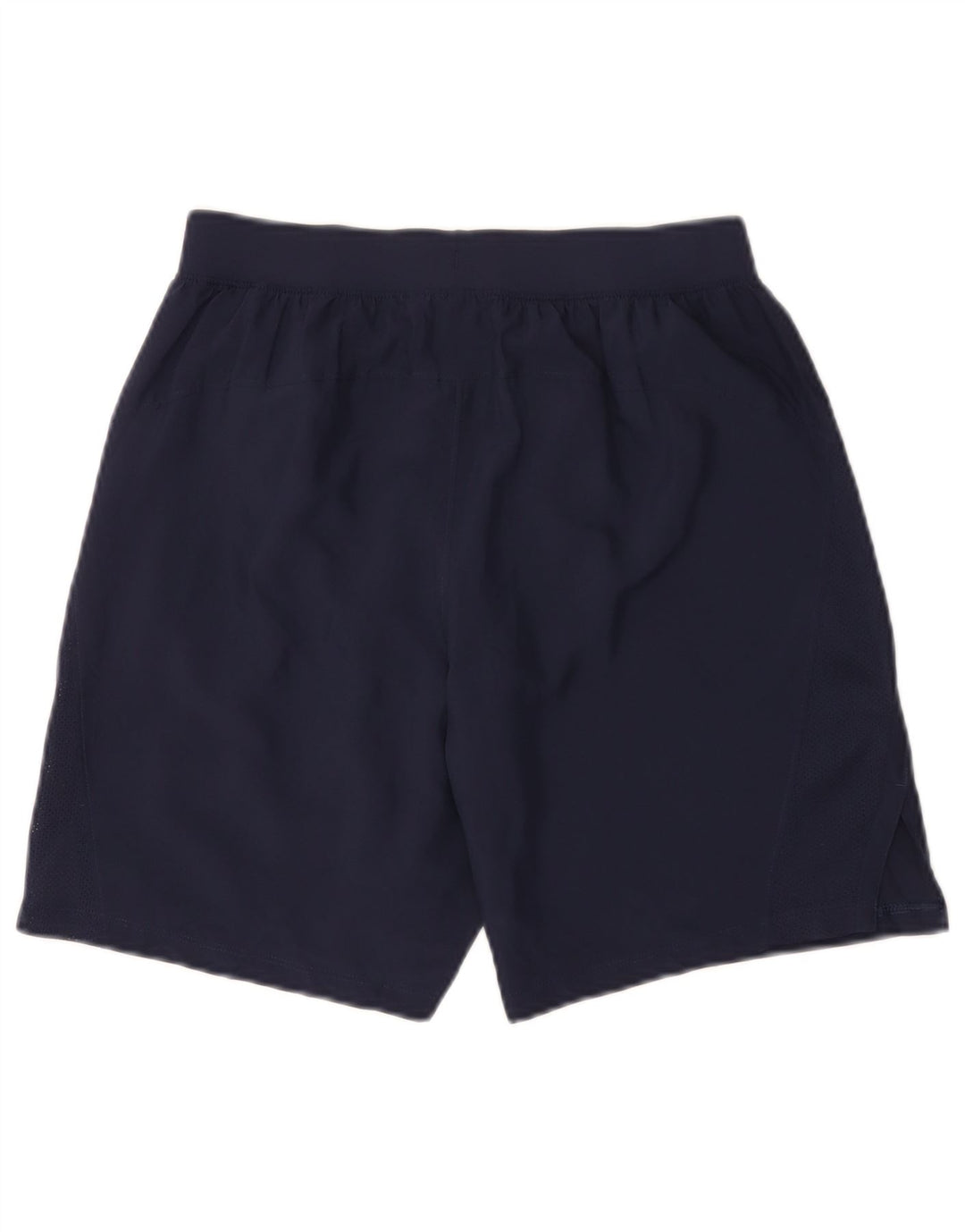Under Armour Dame Sports Shorts UK 10 Small Navy Blue Polyester