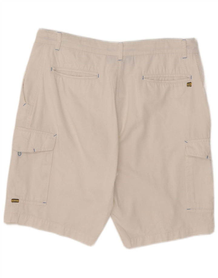 AST Herre Cargo Shorts W34 store hvide bomuld