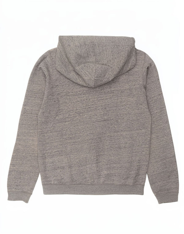 Jack Wills Grafisk hættetrøje til kvinder UK 12 Medium Grey Flecked Bomuld