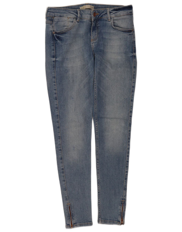 Zara Dame Skinny Jeans EU 38 Small W28 L28 Blå