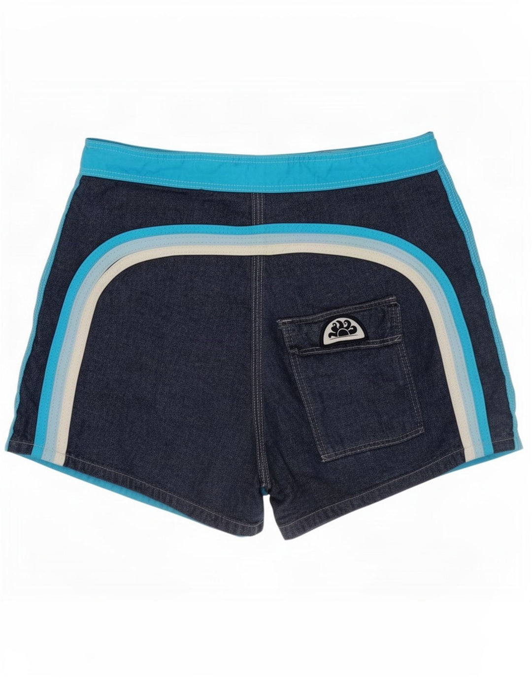 Sundek Herre badeshorts Small Blue Colourblock Nylon