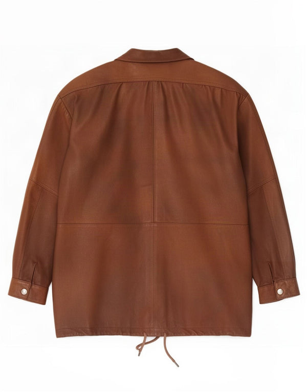 Vintage dame læderjakke UK 16 Large Brown