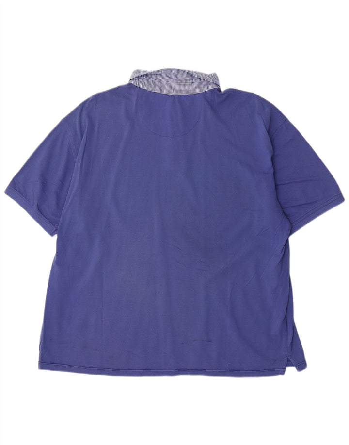 Harmont & Blaine Polo Shirt til mænd 4XL Blå Klassisk