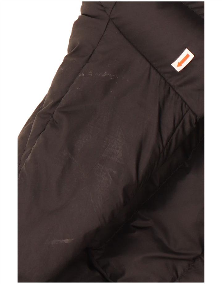 Adidas Herre hættepolstret jakke UK 36 Small Black Colourblock Polyacrylic