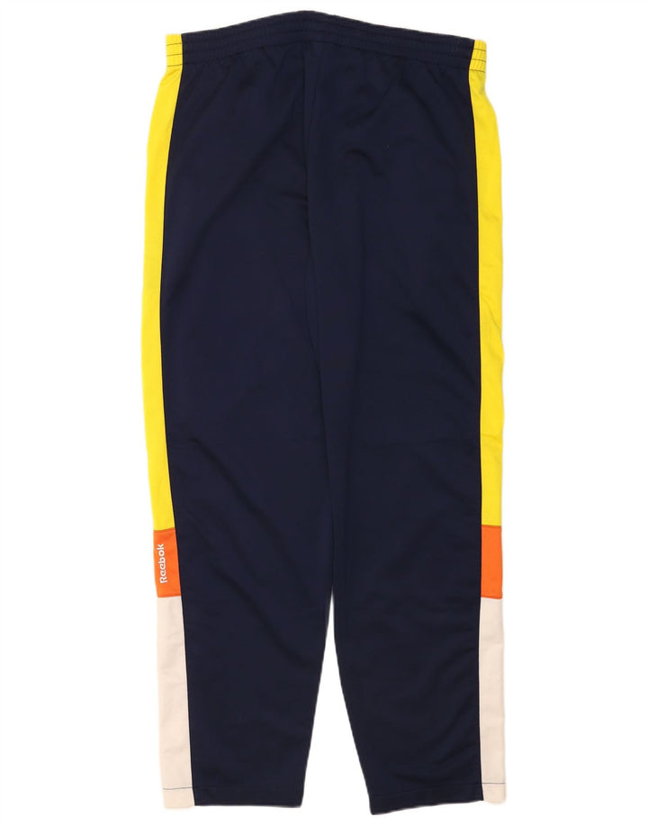 REEBOK Træningsdragt bukser til mænd Medium Navy Blue Colourblock Polyester