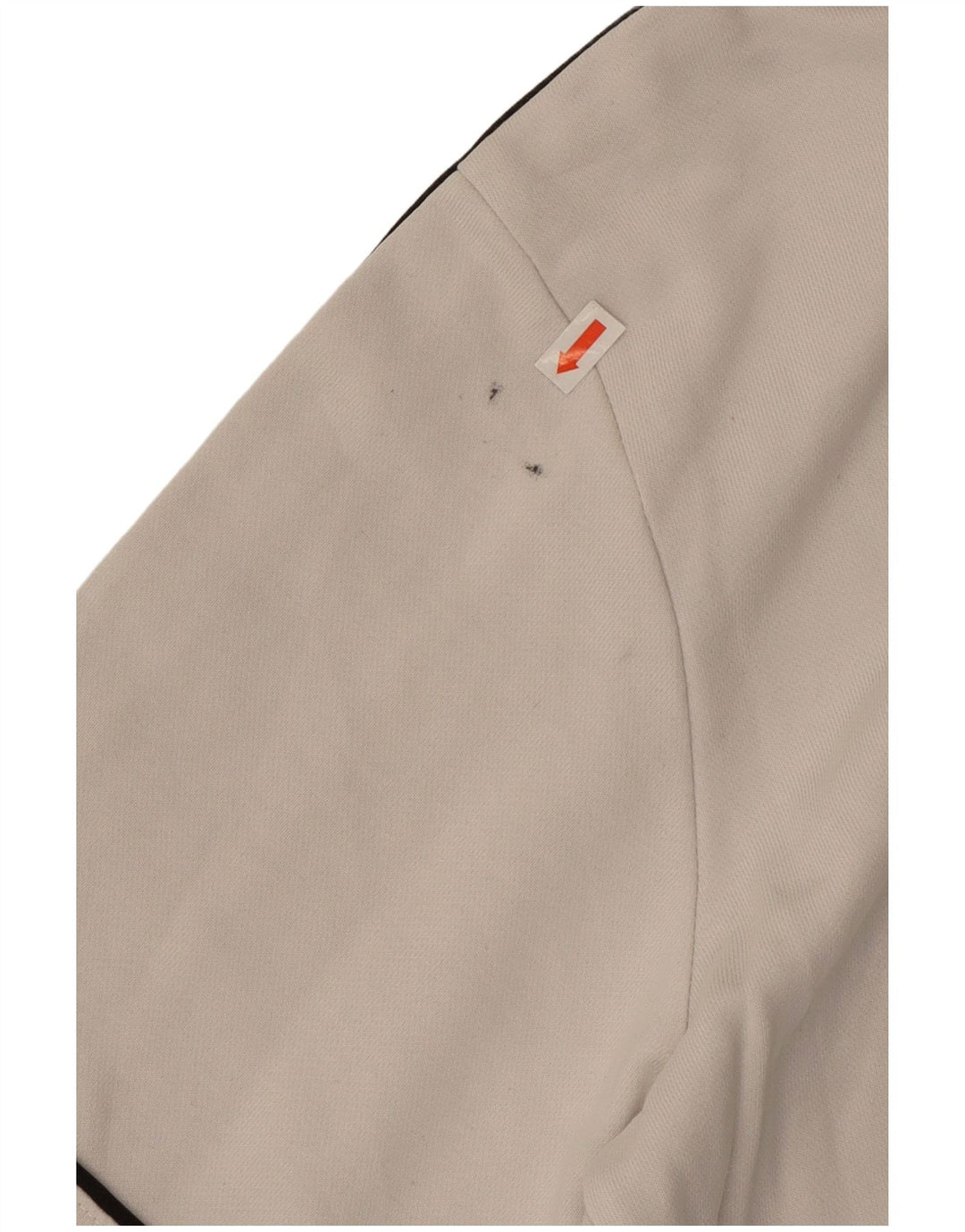 FILA Herre grafisk hættetrøje med lynlås Stor hvid Colourblock Bomuld