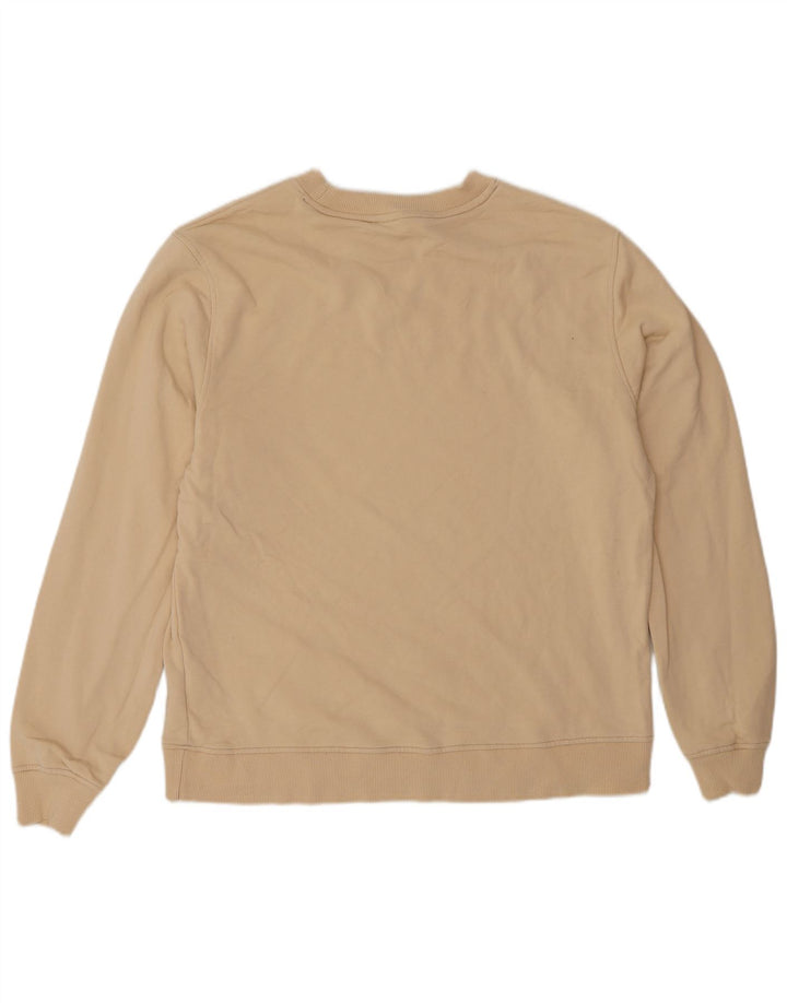 K-Way Herre Sweatshirt Jumper Stor Beige Bomuld