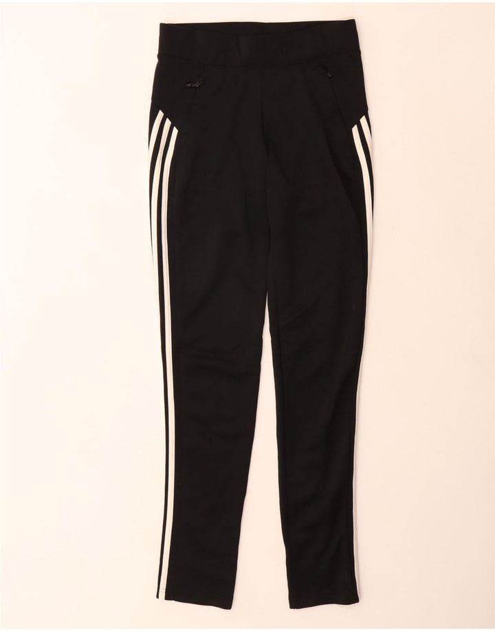 Adidas Dame Leggings UK 4/6 XS Sort Polyester