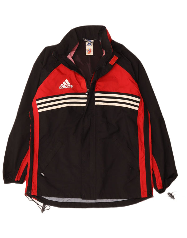 Adidas Regnjakke til drenge 15-16 år Sort Colourblock Polyamid