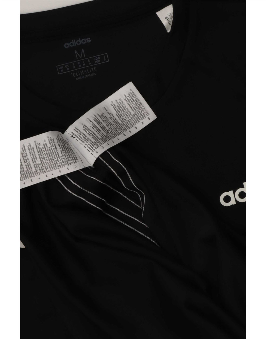 Adidas Herre Climalite Grafisk Vest Top Medium Sort Polyester