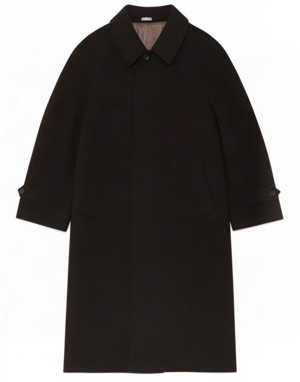 Tagliente Herre Overfrakke IT 50 Large Black Virgin Wool