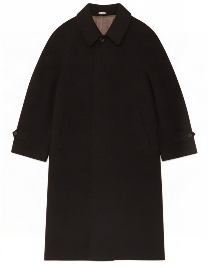 Tagliente Herre Overfrakke IT 50 Large Black Virgin Wool