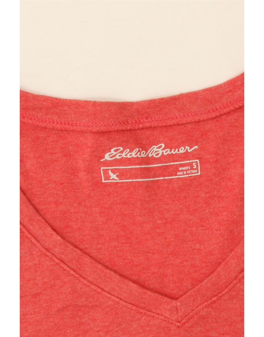 EDDIE BAUER Womens T-Shirt Top UK 10 Small Pink Cotton Vintage Eddie Bauer and Second-Hand Eddie Bauer from Messina Hembry 