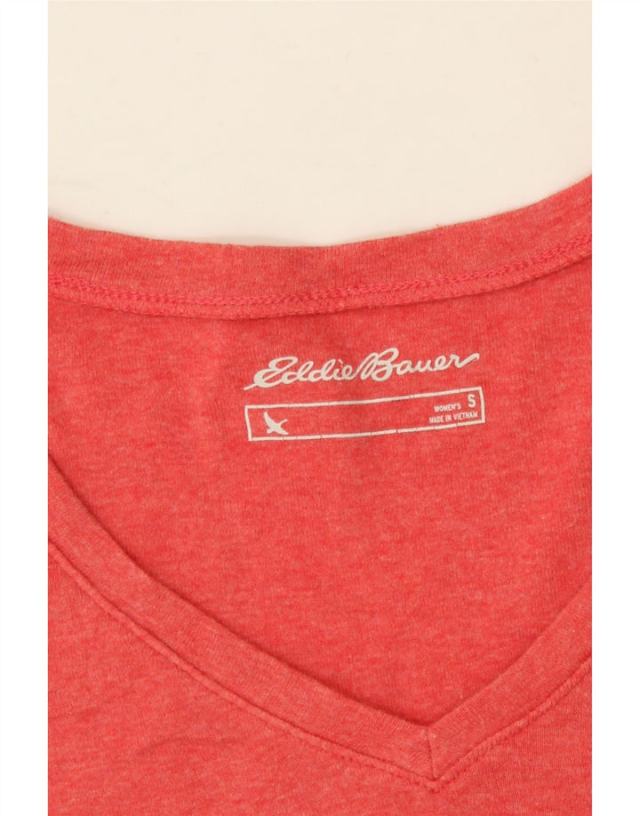 EDDIE BAUER Womens T-Shirt Top UK 10 Small Pink Cotton Vintage Eddie Bauer and Second-Hand Eddie Bauer from Messina Hembry 