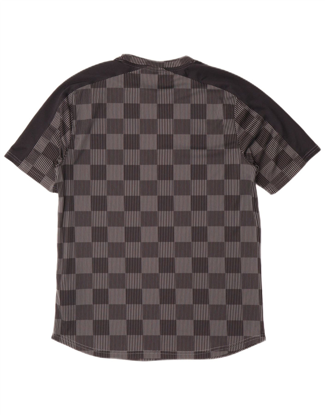 Under Armour Herre T-Shirt Top Stor Grå Gingham Polyester