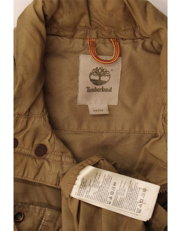 Timberland Herre Utility Jacket UK 38 Medium Beige Bomuld