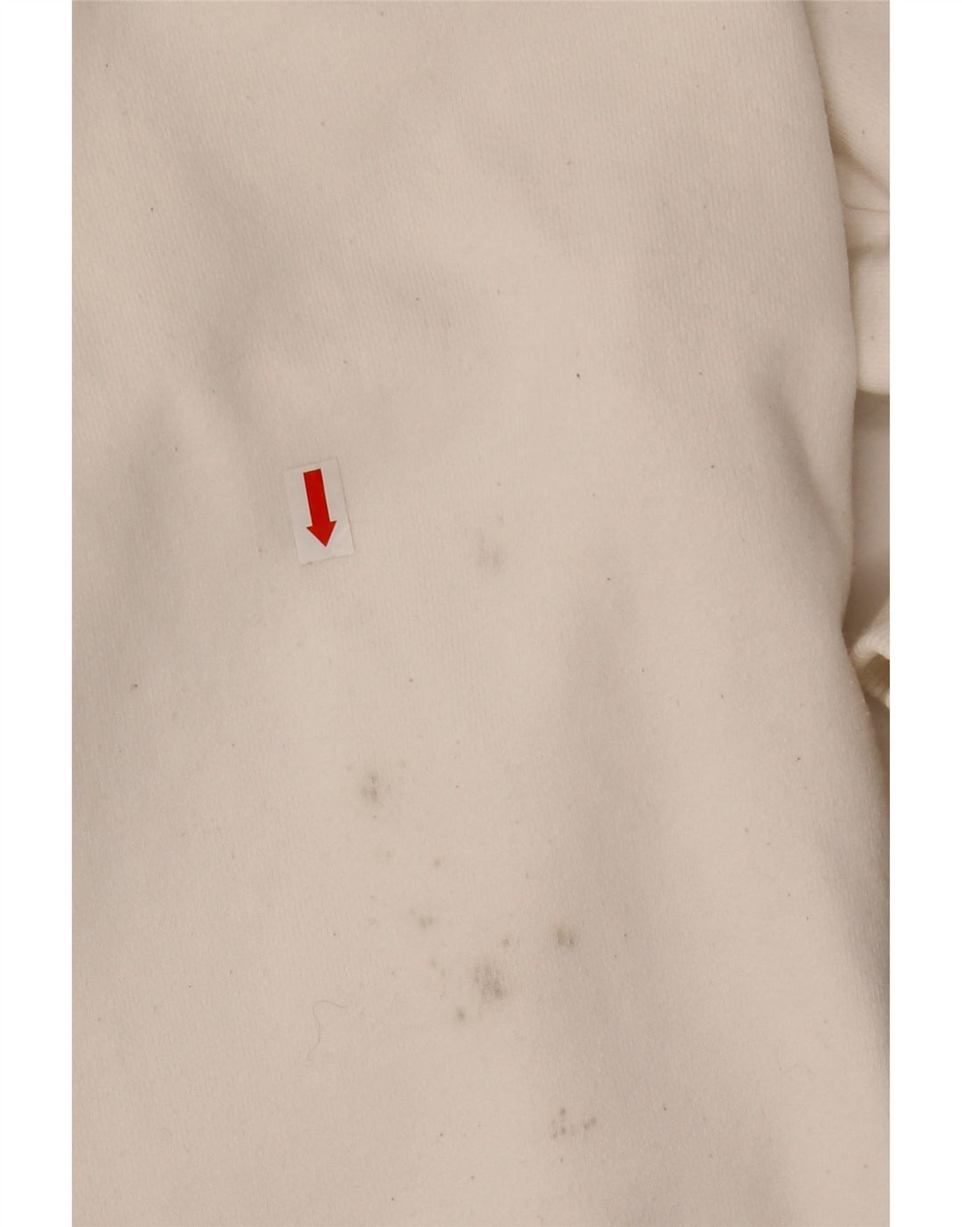 CHAMPION Dame Grafisk Oversized Sweatshirt Jumper UK 16 Large White