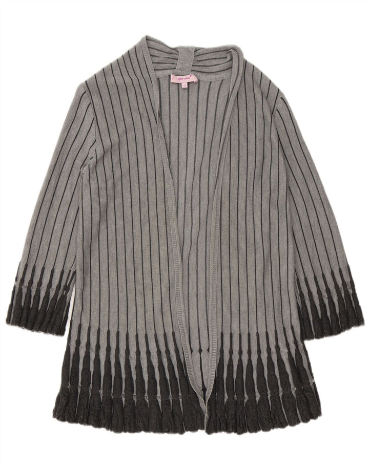 Marks & Spencer dame cardigan sweater med 3/4 ærmer UK 12 mellemgrå