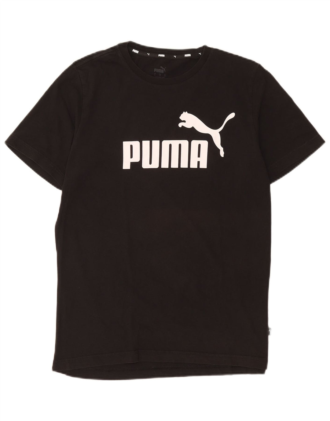 Puma Herre Grafisk T-Shirt Top Medium Sort